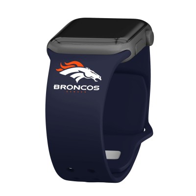 Браслет Denver Broncos Silicone Apple Watch - Navy - оригинальные аксессуары NFL