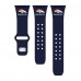 Браслет Denver Broncos Silicone Apple Watch - Navy - оригинальные аксессуары NFL