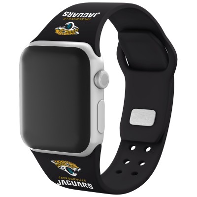 Ремешок для часов Jacksonville Jaguars Silicone Apple Watch - Black