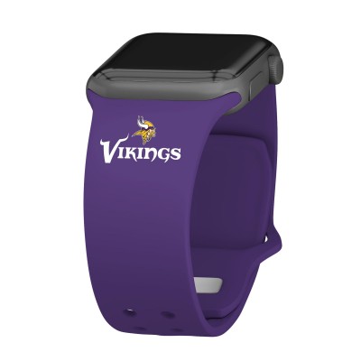 Minnesota Vikings Silicone Apple Watch Band - Purple