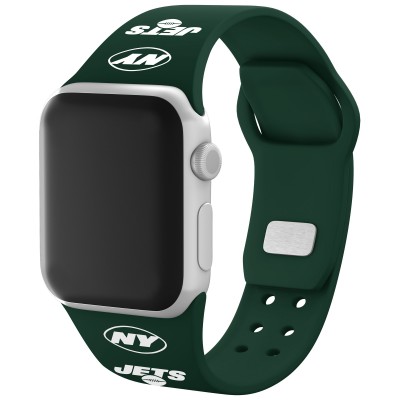 Браслет New York Jets Silicone Apple Watch - Green - оригинальные аксессуары NFL