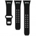 Браслет Philadelphia Eagles Silicone Apple Watch - Black - оригинальные аксессуары NFL