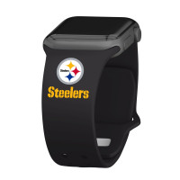 Браслет Pittsburgh Steelers Silicone Apple Watch - Black