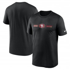 Футболка San Francisco 49ers Nike Horizontal Lockup Legend Performance - Black