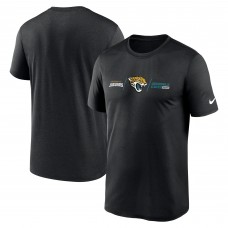Футболка Jacksonville Jaguars Nike Horizontal Lockup Legend Performance - Black