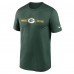 Футболка Green Bay Packers Nike Horizontal Lockup Legend Performance - Green