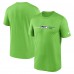 Seattle Seahawks Nike Neon Green Horizontal Lockup Legend Performance T-Shirt Seattle Seahawks Nike Neon Green Horizontal Lockup Legend Performance T-Shirt