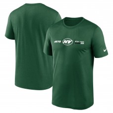 Футболка New York Jets Nike Horizontal Lockup Legend Performance - Green
