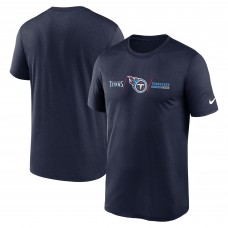 Футболка Tennessee Titans Nike Horizontal Lockup Legend Performance - Navy