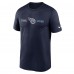 Футболка Tennessee Titans Nike Horizontal Lockup Legend Performance - Navy
