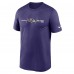 Футболка Baltimore Ravens Nike Horizontal Lockup Legend - Purple