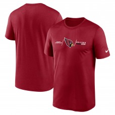 Футболка Arizona Cardinals Nike Horizontal Lockup Legend Performance - Cardinal