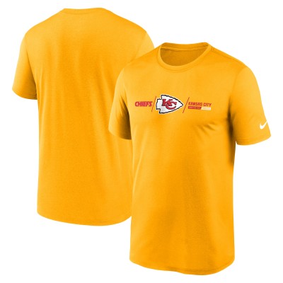 Футболка Kansas City Chiefs Nike Horizontal Lockup Legend Performance - Gold