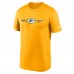 Футболка Green Bay Packers Nike Horizontal Lockup Legend Performance - Gold