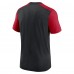 Футболка San Francisco 49ers Nike Color Block Team Name - Heathered Black