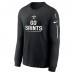 Футболка с длинным рукавом New Orleans Saints Nike Team Slogan - Black