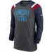 Футболка Tennessee Titans Nike Tri-Blend Raglan Athletic Long Sleeve Fashion - Heathered Charcoal/Navy