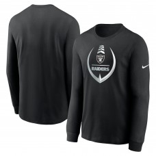 Футболка Las Vegas Raiders Nike Icon Legend Long Sleeve Performance - Black
