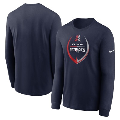 Футболка с длинным рукавом New England Patriots Nike Icon Legend - Navy