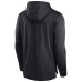 Футболка с длинным рукавом Arizona Cardinals Nike Black Lightweight Performance Hooded