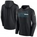 Футболка с длинным рукавом Carolina Panthers Nike Black Lightweight Performance Hooded Футболка с длинным рукавом Carolina Panthers Nike Black Lightweight Performance Hooded