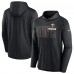 Футболка с длинным рукавом New Orleans Saints Nike Black Lightweight Performance Hooded