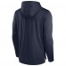 Футболка с длинным рукавом Denver Broncos Nike Navy Lightweight Performance Hooded