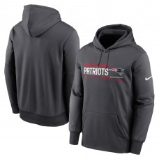 Толстовка New England Patriots Nike Prime Logo Name Split - Anthracite