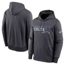 Толстовка Indianapolis Colts Nike Prime Logo Name Split - Anthracite