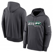 Толстовка New York Jets Nike Prime Logo Name Split - Anthracite