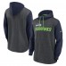 Толстовка Seattle Seahawks Nike Surrey Legacy - Heathered Charcoal/College Navy