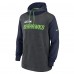 Толстовка Seattle Seahawks Nike Surrey Legacy - Heathered Charcoal/College Navy