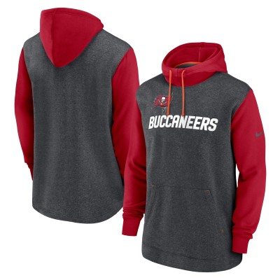 Толстовка Tampa Bay Buccaneers Nike Surrey Legacy - Heathered Charcoal/Red