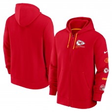 Толстовка на молнии Kansas City Chiefs Nike Surrey - Red