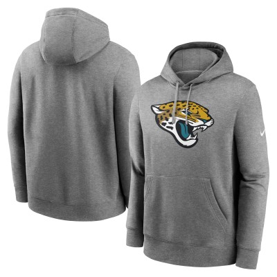Толстовка Jacksonville Jaguars Nike Rewind Club Fleece - Heathered Gray