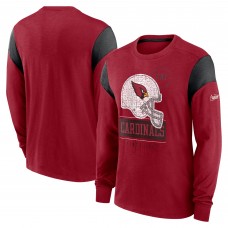 Arizona Cardinals Nike Cardinal Rewind Playback Helmet Long Sleeve T-Shirt