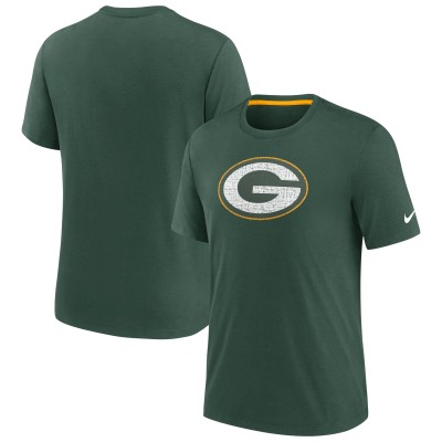 Футболка Green Bay Packers Nike Rewind Playback Logo Tri-Blend - Green