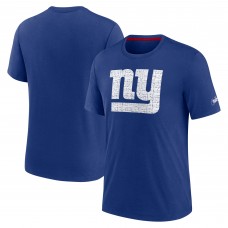 Футболка New York Giants Nike Rewind Playback Logo Tri-Blend - Royal