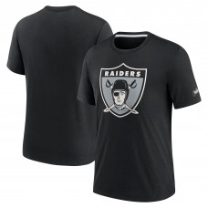 Футболка Las Vegas Raiders Nike Rewind Playback Logo Tri-Blend - Black Футболка Las Vegas Raiders Nike Rewind Playback Logo Tri-Blend - Black