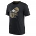 Футболка New Orleans Saints Nike Rewind Playback Logo Tri-Blend - Black