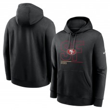 Толстовка San Francisco 49ers Nike City Code Club Fleece - Black