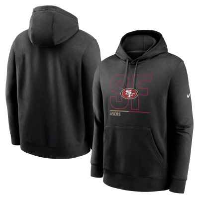 Толстовка San Francisco 49ers Nike City Code Club Fleece - Black