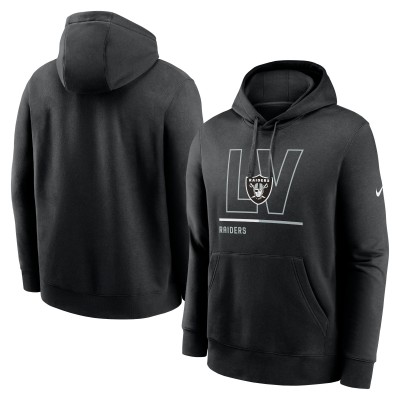 Толстовка Las Vegas Raiders Nike City Code Club Fleece - Black