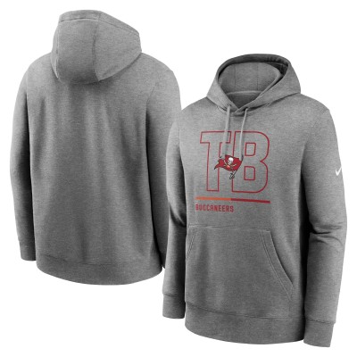Толстовка Tampa Bay Buccaneers Nike City Code Club Fleece - Heathered Gray