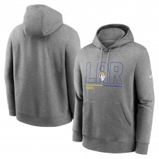 Толстовка Los Angeles Rams Nike City Code Club Fleece - Heathered Gray