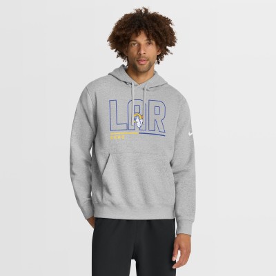 Толстовка Los Angeles Rams Nike City Code Club Fleece - Heathered Gray