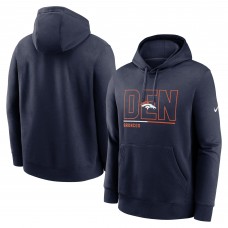 Толстовка Denver Broncos Nike City Code Club Fleece - Navy