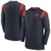 Футболка с длинным рукавом Chicago Bears Nike Sideline Tonal Logo Performance Player - Navy