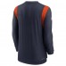Футболка с длинным рукавом Chicago Bears Nike Sideline Tonal Logo Performance Player - Navy