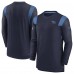Футболка с длинным рукавом Tennessee Titans Nike Sideline Tonal Logo Performance Player - Navy